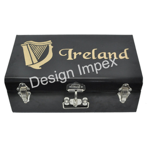 Dieu Et Mon Droit ประทับตราบนกล่องท้ายรถสีดําขนาดเล็กและสีที่กําหนดเองมีกล่องเก็บของสะสมพร้อมพิมพ์โลโก้ส่วนตัว - Product Image 4