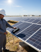 Compteur de puissance solaire CENTER (Modèle CENTER 533) pour systèmes photovoltaïques, écran LCD rétroéclairé, 2 échantillons/secondes, résolution 0,1 W/m, photodiode SI 1