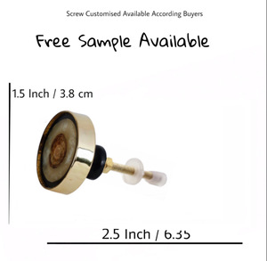 Design industriel Laiton Or Résine Bois Boutons et Poignée Artisanat pour Armoires de Cuisine Commodes Armoires Armoires Salle à Manger Chambres à coucher - Product Image 3