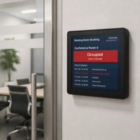 Terminal de pointage mural avec écran tactile 10,1 pouces, tablette industrielle Android POE avec lumière LED, NFC, RS485