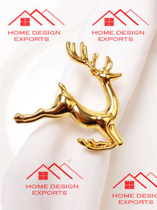 Prix de gros Accessoires de décoration de mariage Rond de serviette Design italien Home Hotel Decor Anneau de serviette en métal de luxe - Product Image 6