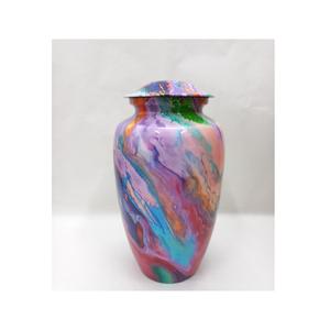 โกศโลหะทำมือสำหรับขี้เถ้ากระดูกผู้ใหญ่ผู้หญิงเก็บไว้เป็นที่ระลึกสำหรับครอบครัว - Product Image 1