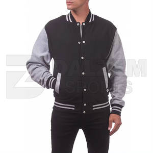 2025 nueva llegada personalizada Letterman impresión bordado parche lana Casual Streetwear Varsity chaquetas High Street School Bomber - Product Image 2