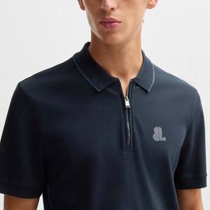 เสื้อเชิ้ตแขนสั้นผู้ชายคุณภาพสูง ซิปหน้า 1/4 หรือ 1/2 ซิป ระบายอากาศได้ดี ผลิตจากใยไผ่ 100% - Product Image 3