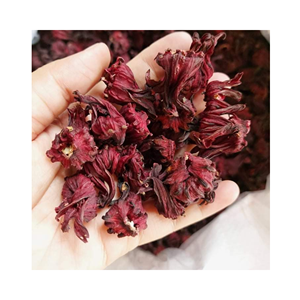 Pétalos de grado alimenticio de té de flor de hibisco seco para plantas de bebidas y remolinos de helado, origen de Vietnam, cajas de cartón a granel confiables - Product Image 4