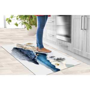 Alfombra con Estampado Abstracto - Arte Moderno para tu Espacio, Alfombra Suave No Tejida - Product Image 4