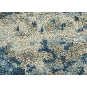 Tapis Uvenuti noué à la main en laine et soie de bambou, grand format, motif abstrait, pour la maison et le couloir, rectangulaire, décoration DIY pour chambre d'adolescent - Product Image 3
