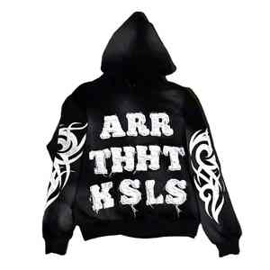 Chándal de Diseño de Moda de invierno 2025 para hombre, pantalón de rayas laterales DTG personalizable de alta calidad con logotipo, incluye pantalón y camisa - Product Image 2