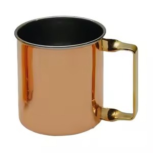 Taza de cobre impresa a la moda con patrones únicos que ofrece un aspecto Premium y artesanía artesanal atemporal - Product Image 3