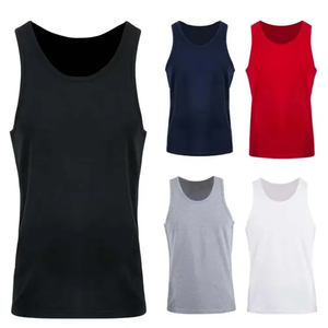 Meilleure qualité vente chaude hommes sous chemises fitness vêtements de course débardeur sans manches respirant coton chemises - Product Image 1