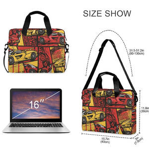 Bolsa para Portátil Económica de Bajo Precio, Bolsa para Portátil de Tela de Algodón con Bolsillo, Logotipo Personalizado Impreso, Gran Espacio - Product Image 3