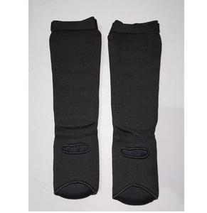 Espinilleras de tela elástica negra con acolchado de espuma EVA Par de empeine acolchado de poliéster MMA - Product Image 4