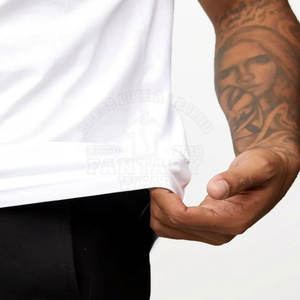 T-shirt pour homme tendance, manches courtes, léger, respirant, vêtements d'été, style décontracté, style sportif, fournisseur en gros - Product Image 3