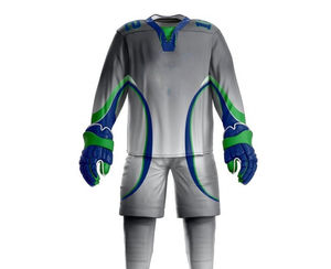 Material de alta calidad hecho Uniforme de hockey sobre hielo de ajuste regular Última llegada Precio barato Uniforme de hockey sobre hielo - Product Image 1