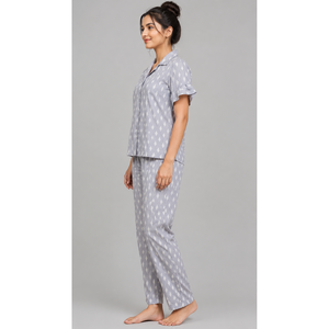 Ensemble de pyjama Evolve X Venus pour femmes en coton mélangé doux de qualité supérieure - Combinaison de nuit respirante XL - Product Image 4