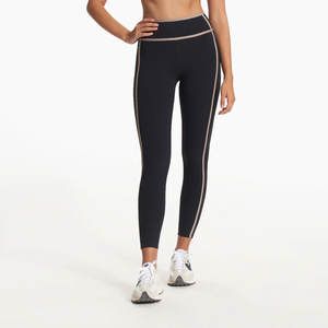 Ensemble de leggings et soutien-gorge de sport pour femmes avec logo personnalisé, séchage rapide, taille mi-haute, léger, respirant, en coton, prix de gros - Product Image 1