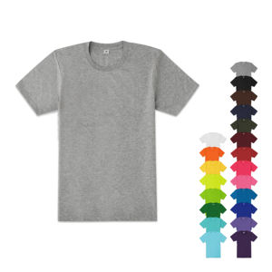 Camisetas personalizadas cuello redondo Unisex pantalones cortos manga en blanco TC tela resistente a las arrugas sin hierro alta calidad 160 GMS - Product Image 3