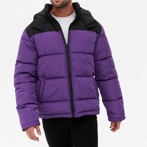 Chaqueta para Mujer OEM Azul Clematis con Cierre Completo, Chaqueta Burbuja de Lona Transpirable con Diseño Sólido en la Parte Delantera - Product Image 4