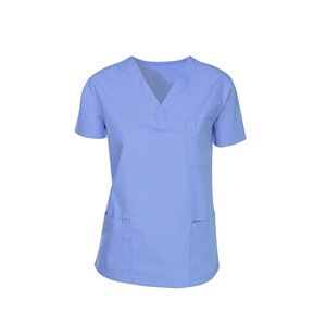 OEM Wholesale Customized High Quality KATBROS INDUSTRY Women's Nurse Hospital Medical <b>Scrub</b> <b>Top</b> Latest Design Stylish Seamless - Product Image 5