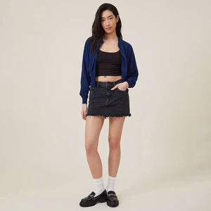 Chaqueta Bomber para Mujer, Talla Grande, Cuello Alto, Cremallera, Mangas Largas, Acolchada de Algodón, Impermeable, Ecológica, Transpirable y Personalizable - Product Image 6