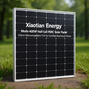 แผงโซลาร์เซลล์ Xiaotian Energy Mono 405W แบบ Half-Cell PERC ขนาด 210 มม. โมโนคริสตัลไลน์ ได้รับการรับรองมาตรฐาน TUV พร้อมกรอบอะลูมิเนียม - Product Image 3