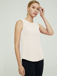 Poids léger femmes sport Gym Fitness Yoga entraînement musculation gilet logo personnalisé élastique extensible Singlet gilet femmes débardeur - Product Image 5