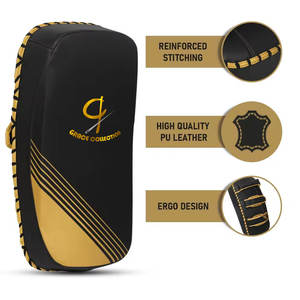 Bouclier de boxe du meilleur fournisseur Taekwondo Muay Thai Kickboxing Kicking Pads avec tissu personnalisable - Product Image 3
