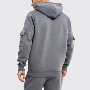 Sweats à capuche et sweat-shirts à capuche pour hommes de haute qualité avec poches cargo Streetwear Sweats à capuche chauds et décontractés - Product Image 2