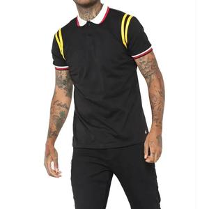 Personalizado 100% algodón para hombre para camisetas rayas estilo deportivo transpirable secado rápido Anti-Pilling manga corta Casual - Product Image 5