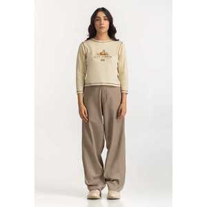 เสื้อยืดลายกราฟิกผ้าฝ้าย 100% ระบายอากาศได้ดี ทรงปกติ พร้อมตกแต่งโลโก้ WM-KTP-WS24-005 ผลิตจากผ้าเจอร์ซีย์ - Product Image 5