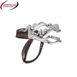 Équipement vétérinaire pour agriculteurs, speculum buccal complet de classe I pour chevaux avec sangles en cuir et instruments chirurgicaux - Product Image 2
