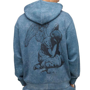 Sweat-shirt à capuche décontracté pour homme avec poche kangourou, 100% coton - Product Image 2