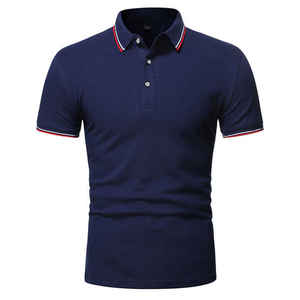 Polo personnalisé à manches courtes pour homme Polo de golf respirant pour l'été Street Wear vêtements de mode décontractés nouveaux hauts respirants - Product Image 1