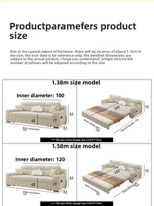 P3 #0618 # đa chức năng đôi Cư gấp Sofa Giường Dễ dàng sử dụng mở rộng có thể gập lại ngả tính năng cho khách sạn phòng khách - Product Image 4