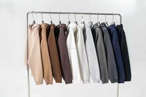 Streetwear 450gsm 100% coton mélangé surdimensionné hommes sweats à capuche zippés décontracté vierge sweat à capuche personnalisé hommes sweats à capuche - Product Image 2