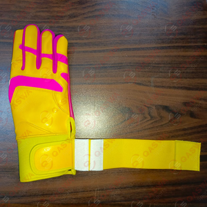 Guantes de Bateo Profesionales Personalizados 2026, Cuero Cabretta, OEM, Béisbol, Sóftbol, Cierre de Gancho y Bucle Ambidiestro, Logotipo del Equipo, Transpirables, para Adultos - Product Image 4