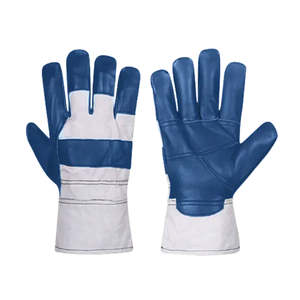 Gants de travail en cuir de vachette grainé, protection industrielle, sécurité des mains, soudage, anti-coupure, résistants à la déchirure - Product Image 5