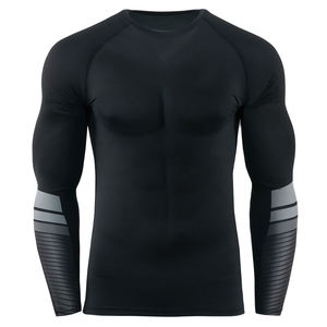 Rashguards de haute qualité fabriqués en usine, prix de gros, sur mesure, rashguards de BJJ MMA pour hommes, design par sublimation - Product Image 2
