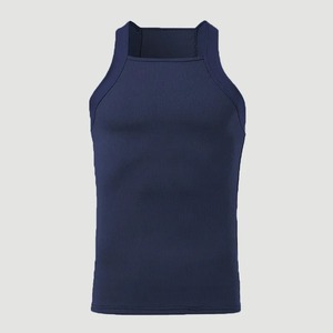 Nuevas camisetas sin mangas deportivas de moda para hombre, camiseta sin mangas con cuello redondo de Color sólido, ropa informal para gimnasio, chalecos informales, ropa de fiesta - Product Image 6