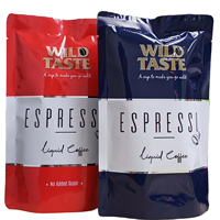 Premium Vahşi Tadı Espresso Sıvı Kahve 15ml 8 Paket Şekersiz Yumuşak Aromalı Gıda Sınıfı %0 Nem İçermez Malezya'da Paketlenmiş