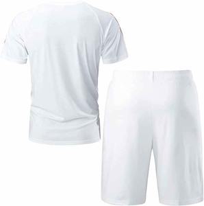 Ensemble deux pièces surdimensionné pour homme, respirant et thermique, style urbain, grande taille, avec short, séchage rapide - Product Image 6