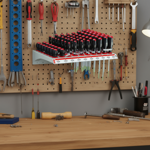 Usag 100-Piece Shelf with Slotted Screwdrivers for <b>Tool</b> <b>Storage</b> Display Stands - Product Image 3