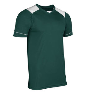 Camiseta de fútbol transpirable de secado rápido impermeable 100% poliéster cuello redondo para adultos con logotipo personalizado-Ropa deportiva al aire libre - Product Image 1