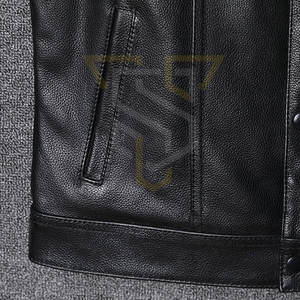 Chaleco de motorista de cuero de invierno para hombre más vendido, transpirable, diseño único, tela de poliéster, estampado de logotipo personalizado, MOQ bajo, 20 piezas - Product Image 6