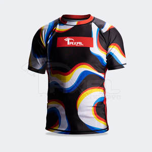 Matériau durable Marque privée Rash Guard Conception personnalisée Rash Guard Vente en ligne Rash Guard - Product Image 1