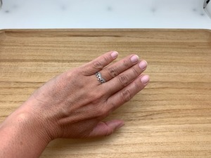 แหวนเงินทำมือแหวนเงิน925คุณภาพดีที่สุดของขวัญแหวนสำหรับสาวๆแหวนเครื่องประดับแหวนงบง่ายๆสีเงินทันสมัย - Product Image 5