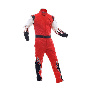 Cómodo uniforme de carreras de tela Cardura Sport Go Kart Racing Cart Suit Kart Red Kart Racing Suit Pakistán - Product Image 4