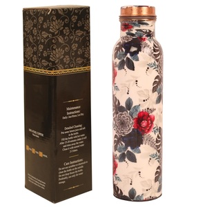 Fitness régulier Yoga Purpose Benefit Bouteille d'eau en cuivre Autocollant Bouteille imprimée Meilleure vente disponible au prix le plus bas pour la vente - Product Image 3