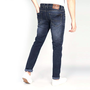 Meilleure vente de jeans pour hommes de coupe régulière pantalon en denim slim noir pour hommes jean droit décontracté pour hommes - Product Image 1