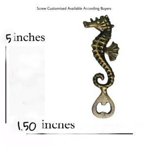 ที่เปิดขวดรูปม้าทะเลโบราณทำจากเหล็กหล่ออุปกรณ์บาร์แบบถือด้วยมือ - Product Image 3